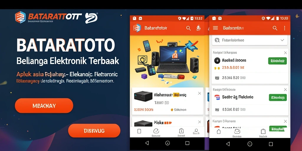 Tampilan antarmuka aplikasi BATARATOTO yang modern dan fungsional.