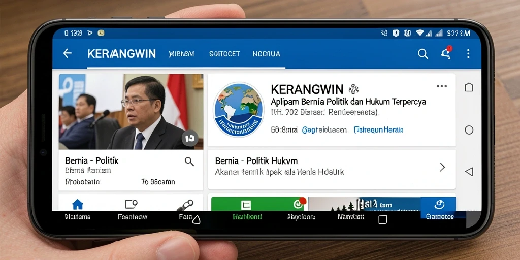 Tampilan antarmuka KERANGWIN yang intuitif dan mudah digunakan.