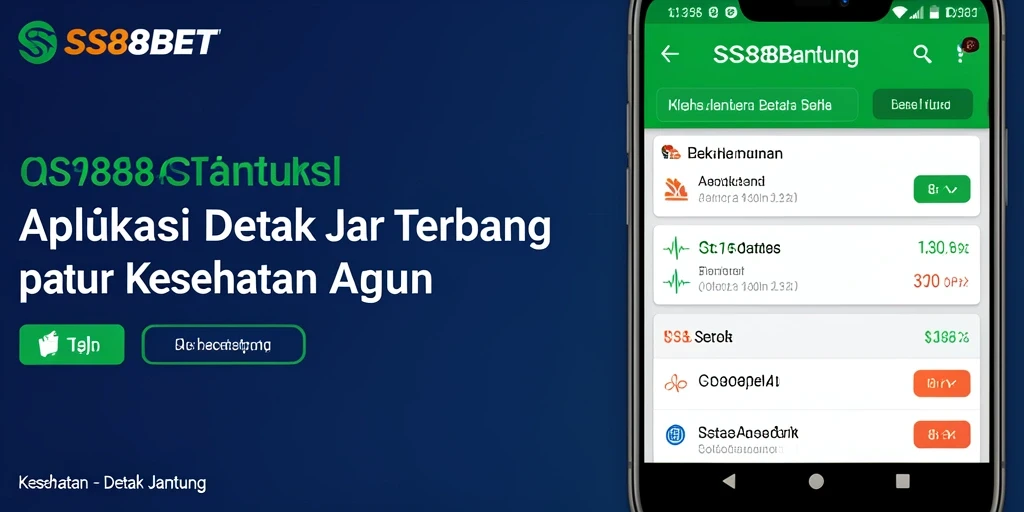 Screenshot utama SS88BET menunjukkan antarmuka pengguna yang ramah dan informatif.